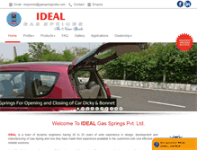 Tablet Screenshot of gasspringindia.com